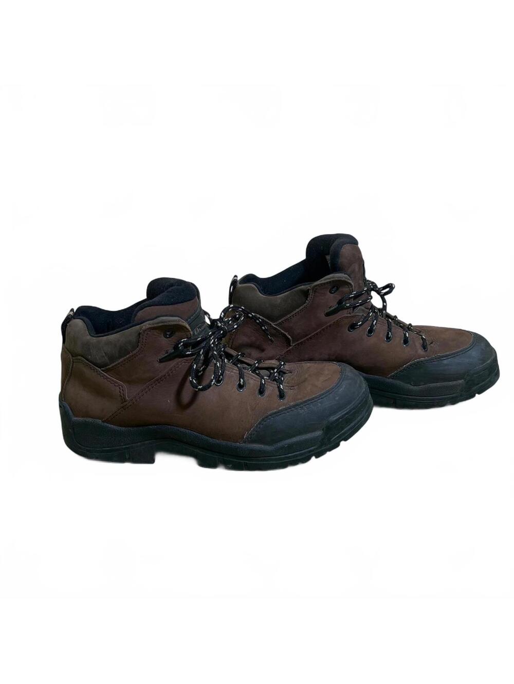 Thom McAn Brown Leather Hiking Work Boots Mens Size 9.5 EU 43 Fits small